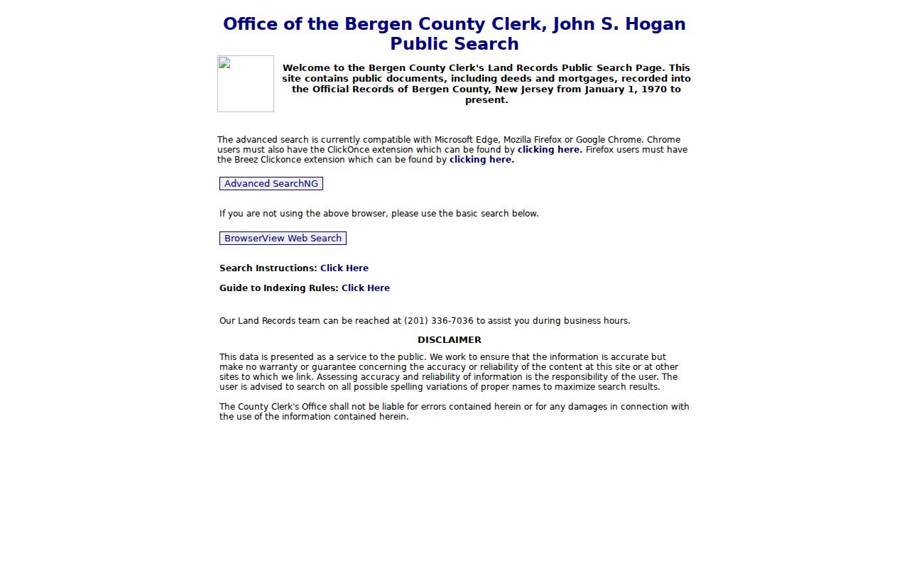 Lyndhurst previous residents Bergen County land records search